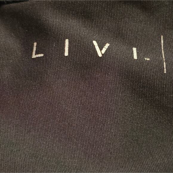 Livi Lane Bryant Pink and Black Mesh Cropped Pocket Leggings Plus‎ Size 3X 22 24 - Picture 8 of 10